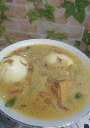 Foto resep Lontong sayur labu siam