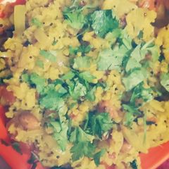 A picture of Yummy poha.
