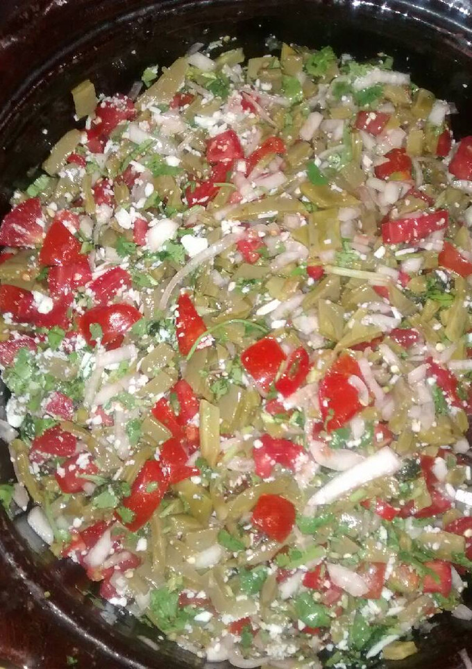Una foto de Nopales a la mexicana