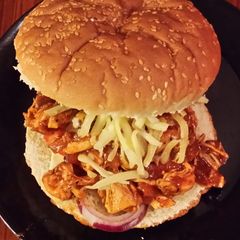 A picture of Pulled Chicken Burger.