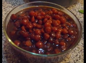 Una foto de Garbanzos en miel de piloncillo