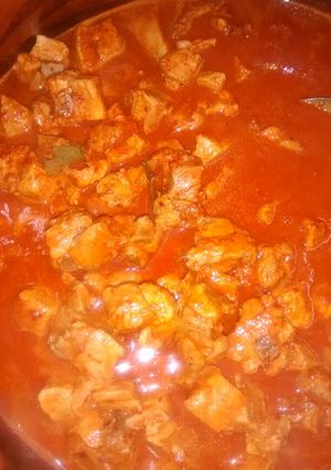 Una foto de Costilla enchilada
