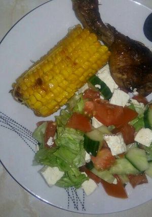 A picture of Healthy Sunday lunch.