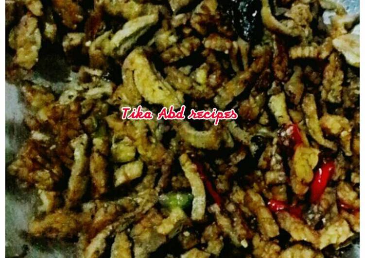 Resep Kering tempe pedas manis yang Sempurna