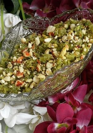 A picture of Bottle gourd halwa.