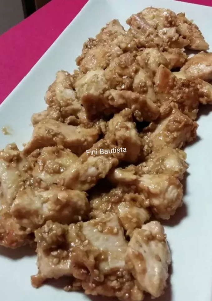 Una foto de Pollo al estilo chino