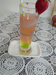 A picture of Mixed fruits mocktail.