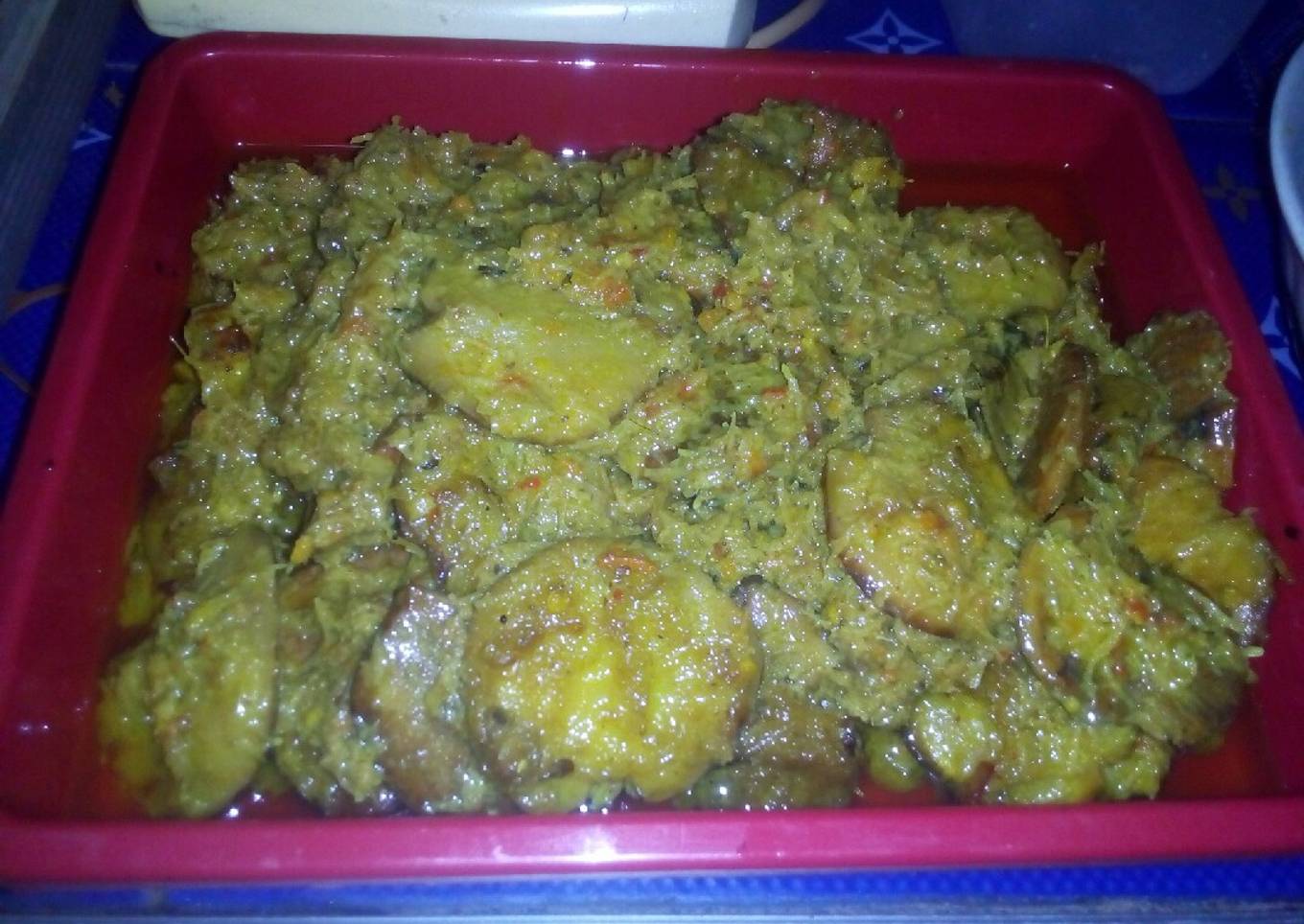 Rendang jengkol bumbu apa adanya