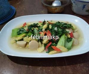 Ini Caranya Tumis Jagung mudajanten pokcoy dan bakso ayam Praktis Enak Ini Caranya Tumis Jagung mudajanten pokcoy dan bakso ayam Praktis Enak