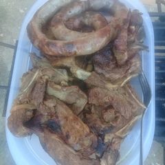 A picture of Chunky steak and wors.