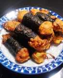 Đậu phụ cuộn rong biển (món chay)