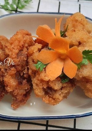 Hình của món Thịt nạc dăm heo chiên xù kiểu Nhật.