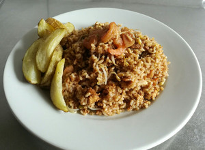 Una foto de Arroz oriental