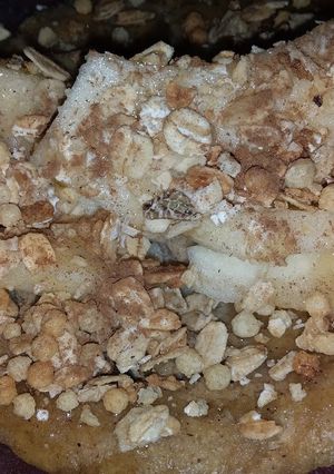 Una foto de Pancake fit en microondas.^Saludable, delicioso, rápido^