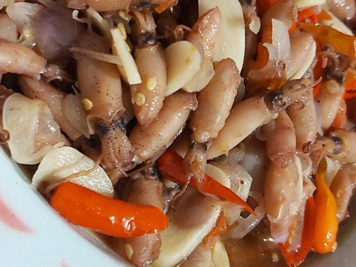 Resep Tumis baby cumi yang Bikin Ngiler