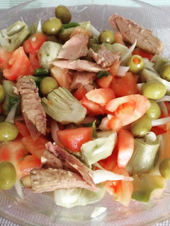 Una foto de Ensalada de alcachofas