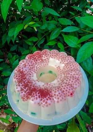 Foto resep Puding mutiara susu