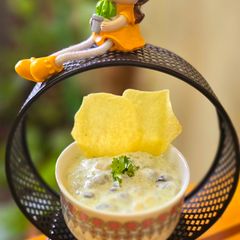 A picture of Black Bean Corn Feta Dip.