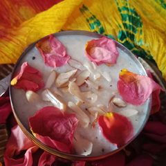 Coconut Rose Phirni A picture of Coconut Rose Phirni.