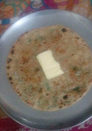 A picture of Cauliflower (gobhi) parantha.