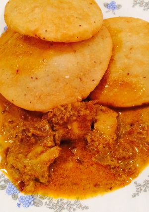 A picture of Poricha Pathiri (nei pathiri).
