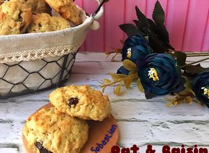 Foto resep Oat & Raisin Scones