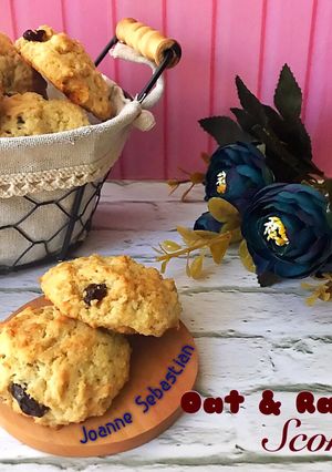 Foto resep Oat & Raisin Scones