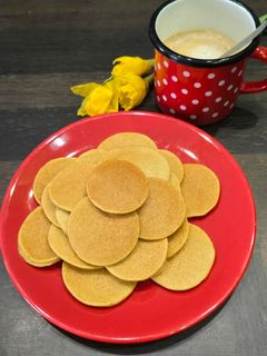 Banános mini palacsinta recept fotója