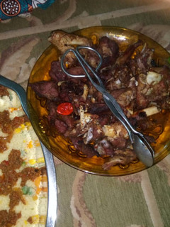 A picture of Soyayyen chicken.