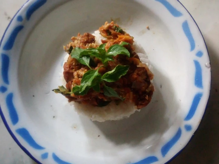 Langkah Gampang Membuat Resep Sego Penyet Tempe sambel ijo kemangi yang Bisa Manjain Lidah Anti Ribet, Bikin Ngiler
