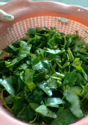 Hình của món Canh rau muống băm.