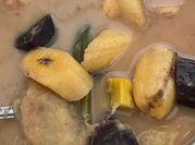 Gambar kolak pisang durian