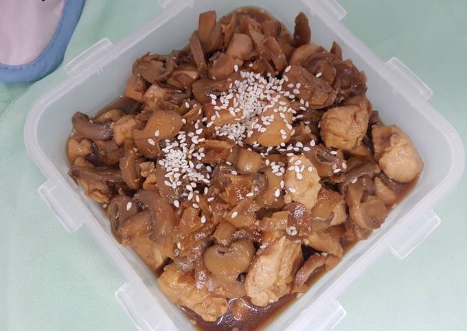 Ayam Jamur Saos Teriyaki