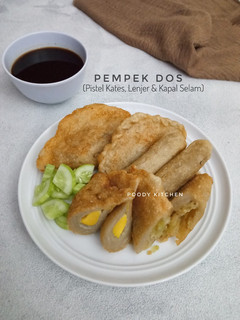 Foto resep Pempek Dos (Pistel Kates, Lenjer & Kapal Selam)