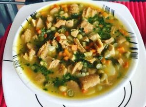 Una foto de Sancocho de mondongo