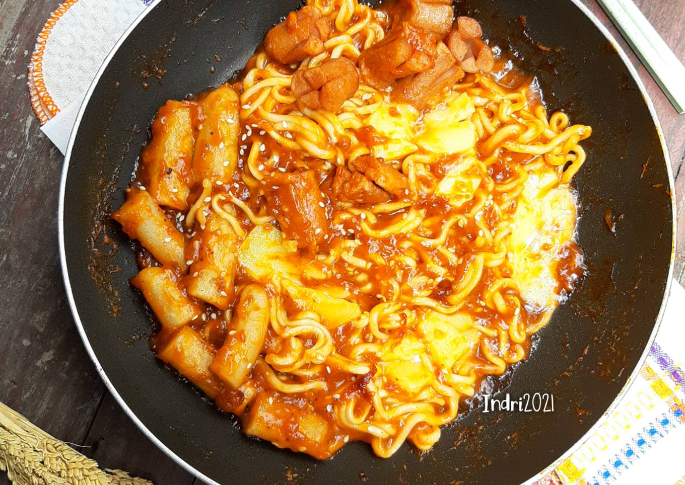 Bagaimana Menyiapkan Rappoki Mozarella, Bikin Ngiler