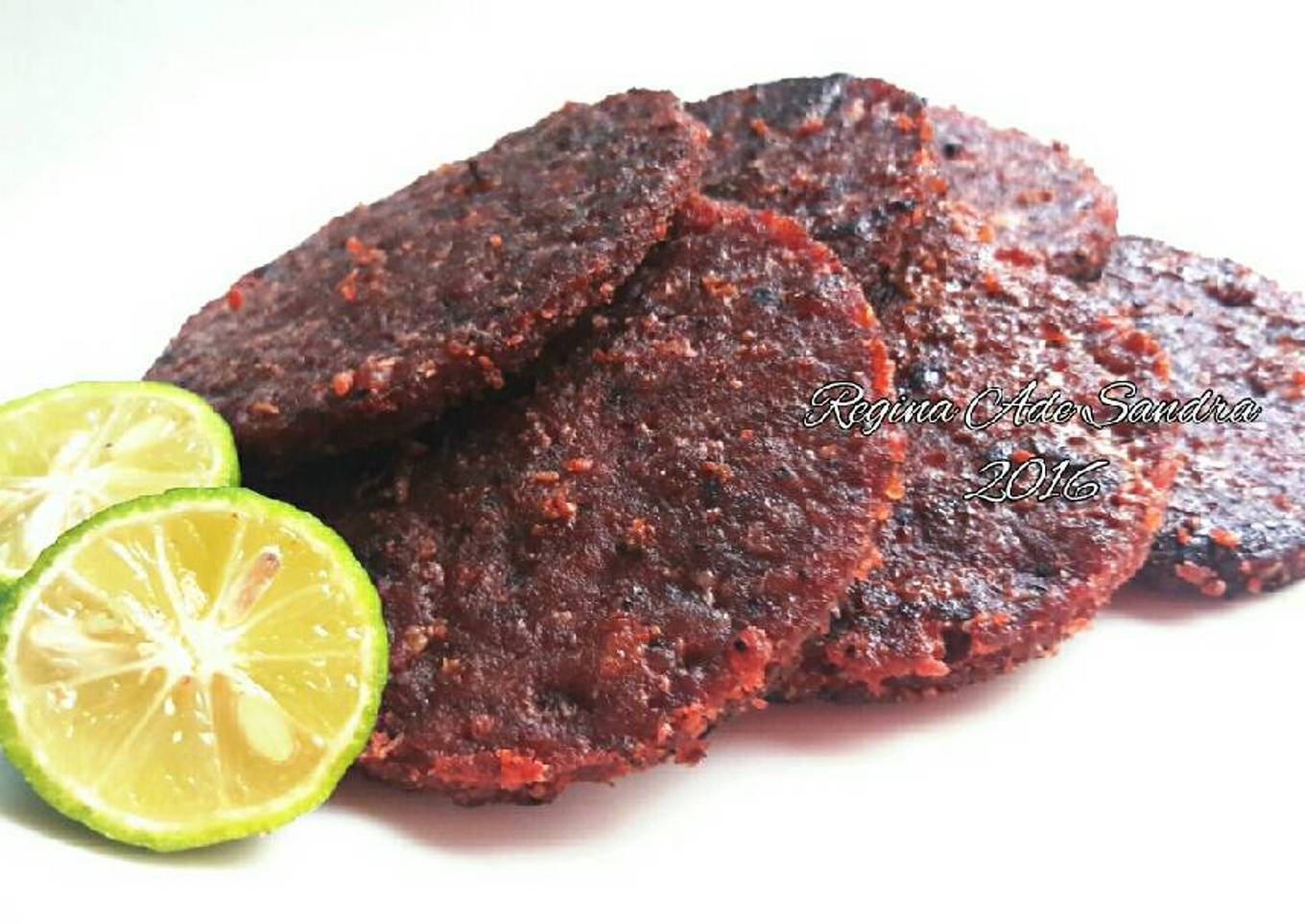 Dendeng char siu-lada hitam ala Singapore