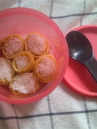 Cara Gampang Membikin Resep Telur gulung nasi/ egg roll rice yang  Bikin Ketagihan Anti Ribet, Menggugah Selera