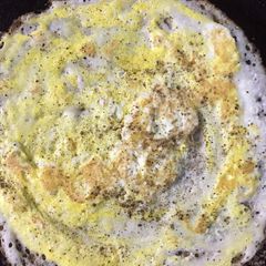 A picture of Egg dosa.