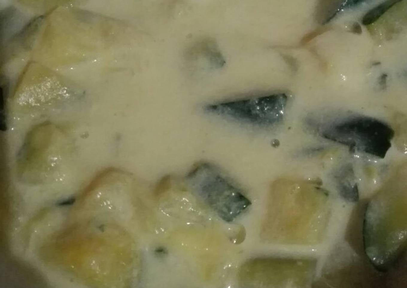 Ayote tierno en leche