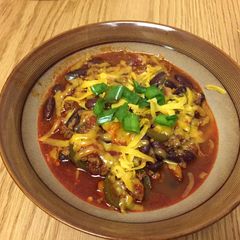 A picture of Venison Chili.