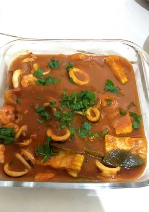 Foto resep Cumi saus padang