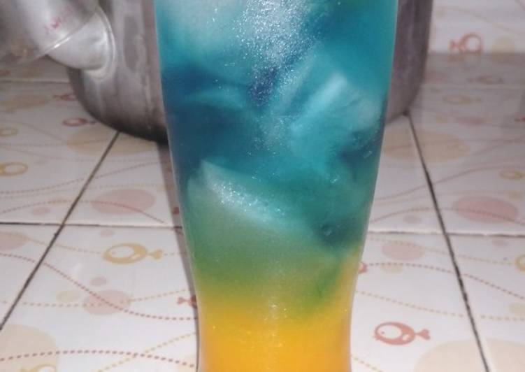 Resep Blue Ocean Mocktail Anti Gagal