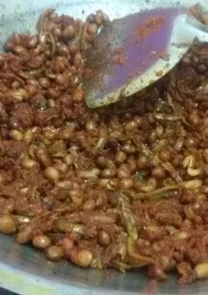 Foto resep Tribol (Teri Kacang Tanah Sambal)