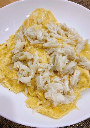 รูปของ ข้าวไข่ข้นปู