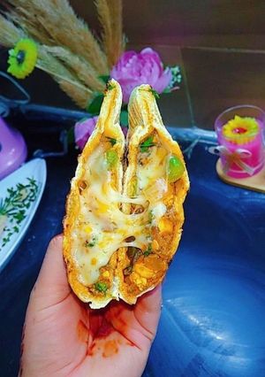 صورة لوصفة كسرة محشية جزائرية