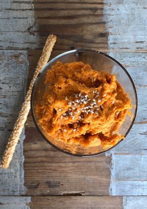 Une photo de Houmous aux poivrons