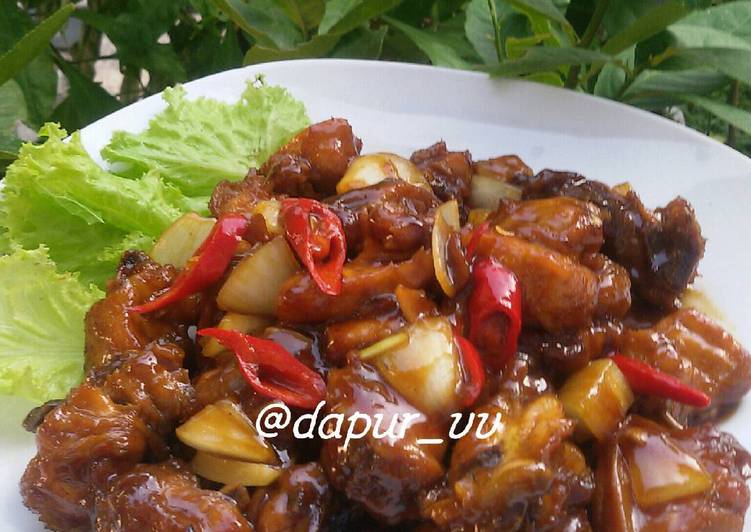 Resep Ayam saos Inggris oleh Vivian Lim - Cookpad