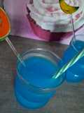 Granités saveur curaçao bleu à la ninja slushy max 😀