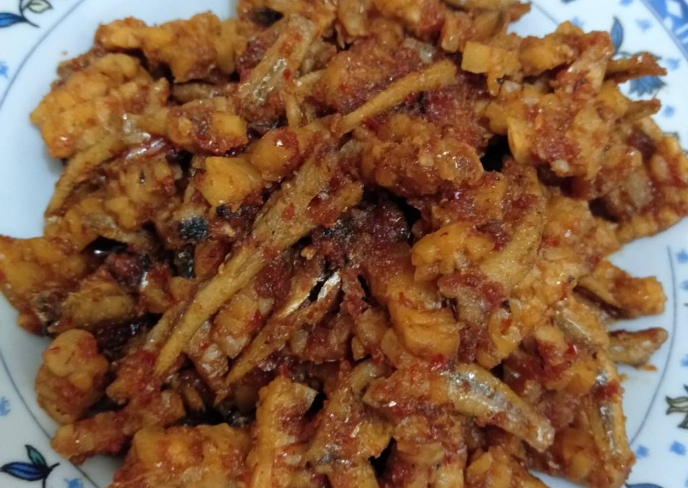 Resep Balado Teri dan Tempe, Lezat